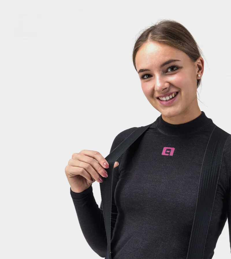 Alé Intimo Wool Long Sleeve Womens Baselayer AW21 Grey Medium/Large-2